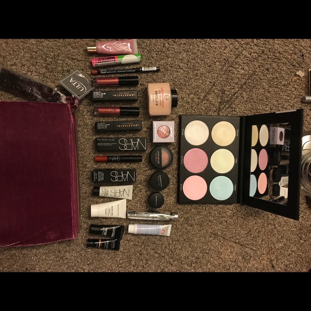 high end makeup lot